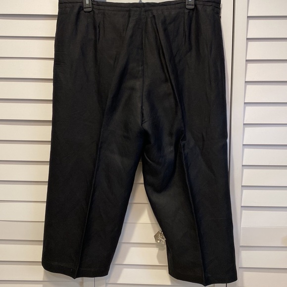 Linen wide leg pants - Picture 3 of 4